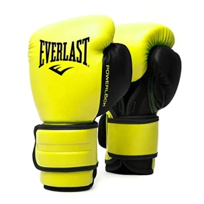 Image of Everlast Unisex Power Training Boxing Gloves Neon Yellow 16oz