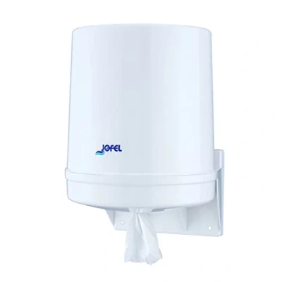 Image of Jofel Classic Paper Towel Round Dispenser, White