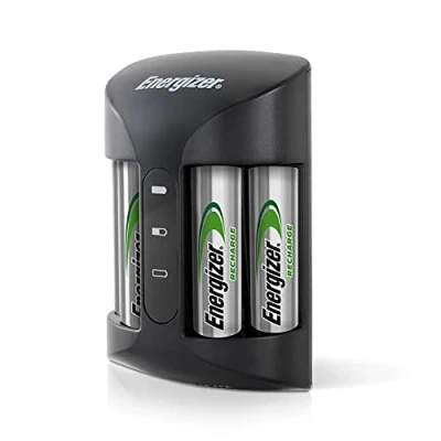 Image of Energizer Battery Charger, Recharge Pro, for AAA and AA Batteries (4x Rechargeable Included)