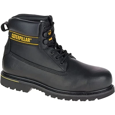 Image of Cat Footwear Men&#039;s Holton S3 Hro Src Work Boots, Black, 8 UK