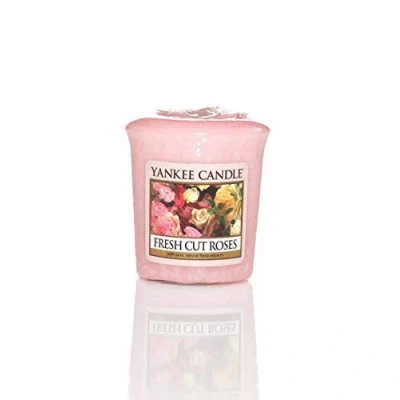 Image of Yankee Candle Candle, Pink, 4.5cm l x w 5cm h