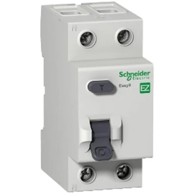 Image of Schneider Electric Easy9 RCCB Residual Current Circuit Breaker, 2 Pole, Type AC, 63A, 30mA, 230V, EZ9R33263
