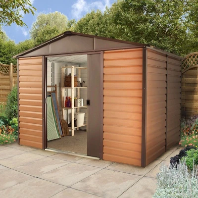 Image of 10&#039; x 12&#039;4 Yardmaster Balmoral Metal Shed (3.03m 3.78m)