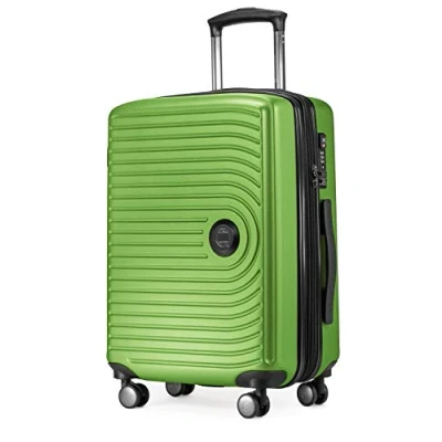 Image of HAUPTSTADTKOFFER Mitte Hand Luggage 55x40x23, TSA, 4 Wheels, Travel Suitcase, Hard Shell Rolling Cabin Apple Green