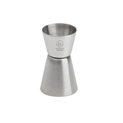 Image of Leopold Vienna LV00830 Jigger 20/40ml, matt, Inoxidable, Silver