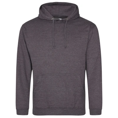 Image of AWDis Men&#039;s College Hoodie, Grey (Charcoal), Large
