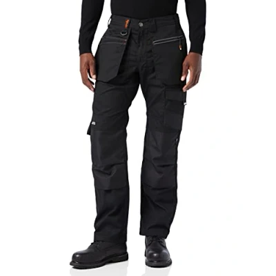 Image of Scruffs Ripstop Trade Black Work Trousers, Black, 36 Regular