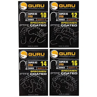 Image of Guru Super XS Eyed Weerhaak 8 Witvis haken