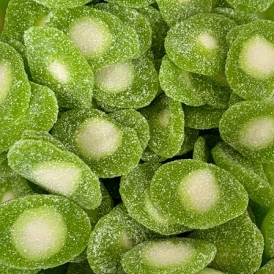 Image of Sour Kiwi Slices 700g Re Sealable Pouch by The Gourmet Sweet Company