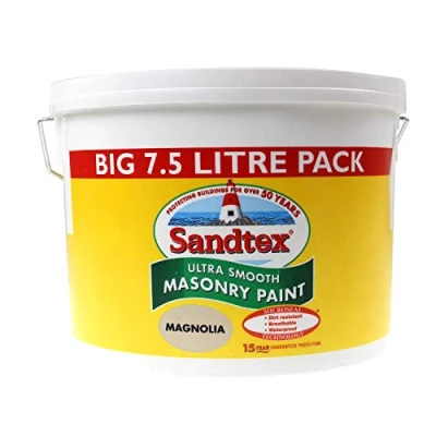 Image of Sandtex Ultra Smooth Masonry Paint 7.5L Magnolia