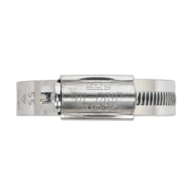 Image of Sealey HI GRIP® Hose Clip Zinc Plated Ø30 40mm Pack of 20
