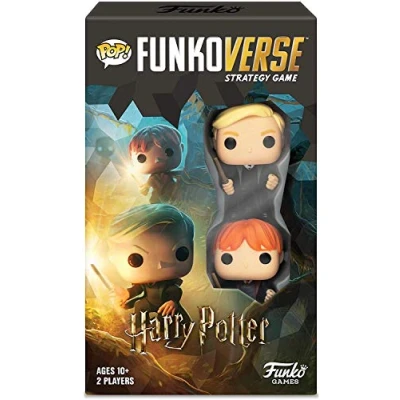 Image of FUNKO GAMES Harry Potter 101 Funkoverse Extension 2 Pack English Version Board Game Draco Malfoy And Ron Weasley 3&#039;&#039; (7.6 Cm) POP! Light Strategy For Children &amp; Adults