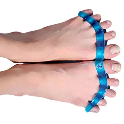 Image of Toe Separators Stretchers Straighteners Alignment Bunion Gel Pain Relief 2pcs, Small, Body And Base TM