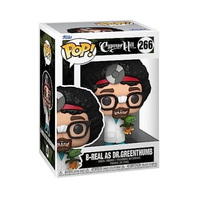 Image of Funko POP! Rocks: Cypress Hill B Real (Dr. Greenthumb) Collectable Vinyl Figure Gift Idea Official Merchandise Toys for Kids &amp; Adults Music Fans Model Collectors