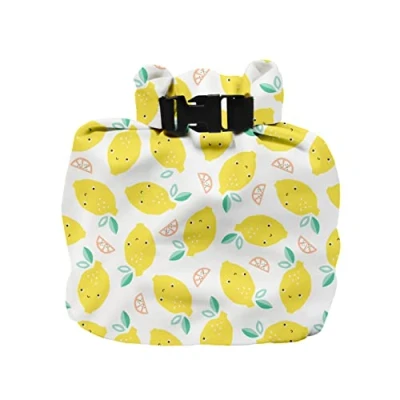 Image of Bambino Mio, Out &amp; About Wet Bag Travel, Waterproof, Reusable Nappy Storage Bag, Cute Fruit