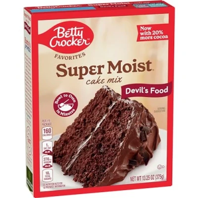 Image of Betty Crocker Favorites Super Moist Cake Mix Devils Food 13.25oz