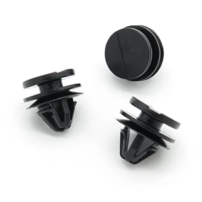 Image of VVO Fasteners Black Plastic Side Body Moulding Strip Trim Clips for Land Rover Discovery, Range Sport, (Pack of 10)