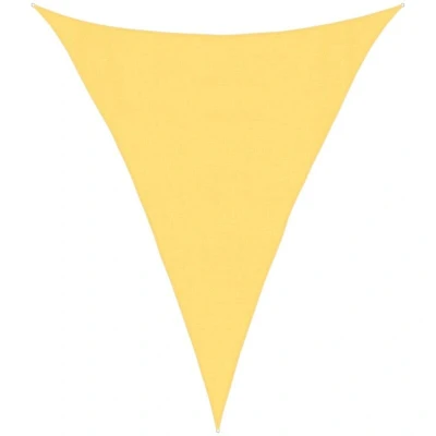 Image of vidaXL Sunshade Sail 160 g/m² Beige 3x4x4 m HDPE