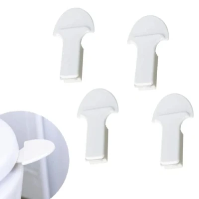 Image of 4 Pcs Toilet Cover Lifter Seat Handle Holder Lift Tools Lifting Device for Bathroom Accessories