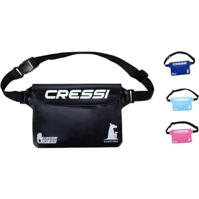 Image of Cressi Unisex Kangaroo Dry Waterproof Pouch, Black