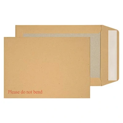 Image of Blake Purely Packaging C5 229 x 162 mm Board Back Pocket Peel &amp; Seal Envelopes (5112/25) Manilla Pack of 25