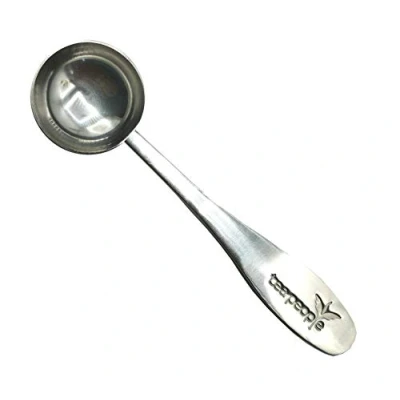 Image of Tea People Measuring Spoon for Loose Leaf Tea, 1 Perfect Cup Size S/Steel, Silver