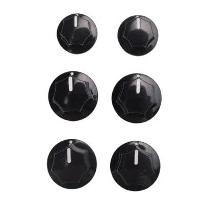Image of Duontyye 6Pcs Control Knob Volume Audio Knobs for Jazz Bass Electric Guitar Parts