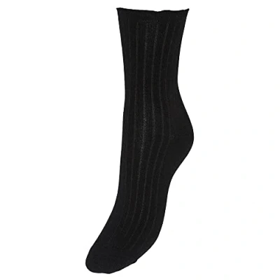Image of VERO MODA Women&#039;s Vmena Noos Socks, Black, One Size
