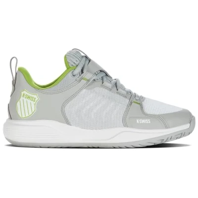 Image of K Swiss Performance Women&#039;s Ultrashot Team Tennis Shoes, Gray Violet/White/Lime Green, 5 UK