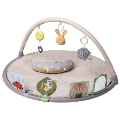 Image of Taf Toys Baby Gym Play Mat with Tummy Time Pillow and Sensory Toys, Infant Activity Mat. Development Newborn Essentials Gift Suitable for Boys &amp; Girls from 0 Months +