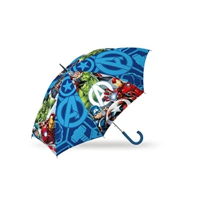Image of Marvel Avengers Kids Umbrella Classic with Handle Official 4566, blue, Taglia Unica