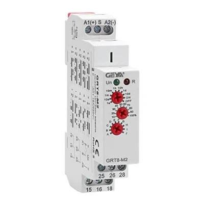 Image of GEYA 16A Multifunction Time Relay 10 Function Choices AC/DC12V 240V 2 Outputs Control Relay(GRT8 M2,AC/DC12V 240V)