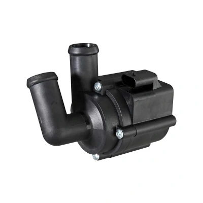 Image of 5N0965561 Additional Water Pump HELLA 8TW 358 304 751 12V Electric VOLKSWAGEN: Transporter 5, Tiguan I, GOLF 6, SKODA: Octavia II Hatchback