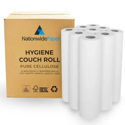 Image of Nationwide Paper Couch Roll, 40 Meters per Roll (12)