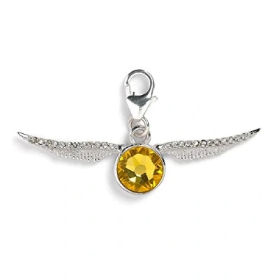 Image of Harry Potter Sterling Silver Crystal Golden Snitch Charms