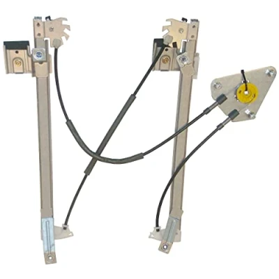 Image of 1P0837461A, 5F4837461D Window regulator VALEO 851102 Left Front electric without motor with comfort function SEAT: Leon II Hatchback