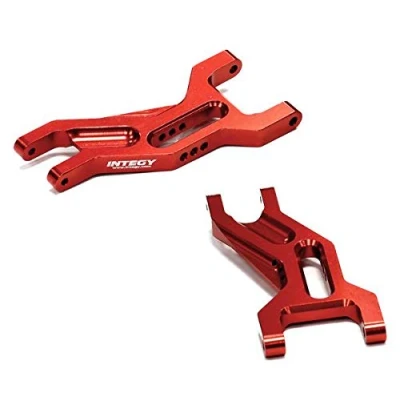 Image of Integy RC Model CNC Machined Aluminum Front Suspension Arms Designed for Traxxas 1/10 Slash 2WD