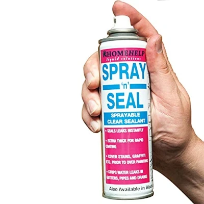 Image of Leak Stop Sealant Spray Clear Mastic 500ml Instant Seal Roof Pipe Gutter Frames