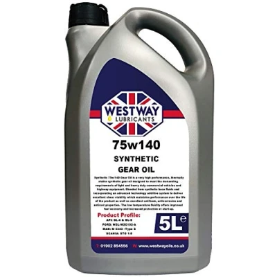 Image of 75w140 Synthetic Gear Oil/Differential Oil GL 4 5 5L