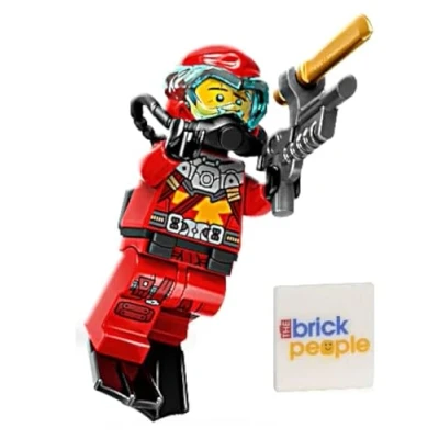Image of LEGO Ninjago: Kai Seabound in Suba Gear with Harpoon Gun and Katana
