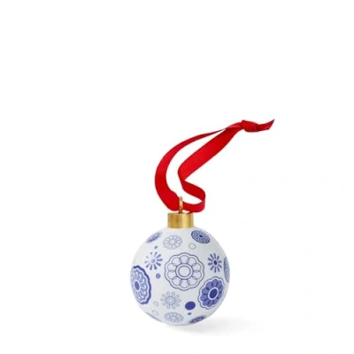 Image of Blue Italian Christmas Bauble Spokes Single