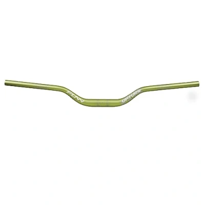 Image of Funn Upturn High Rise Mountain Bike Handlebar with Bar Clamp 31.8mm and Width 785mm, Durable Lightweight Alloy Riser for MTB BMX Bike, 55mm (Green)
