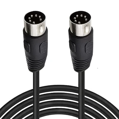 Image of HTGuoji 7 Pin Din Cable, Male to Professional Premium Controller Interface Audio Cable for Bang &amp; Olufsen, Naim, Quad Stereo Systems (3 Meter)