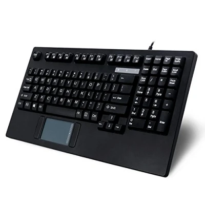 Image of Adesso AKB 425UB Easytouch Rackmount USB Touchpad Keyboard, Black