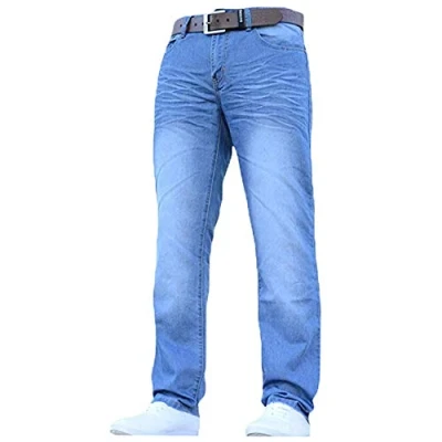 Image of Crosshatch Men&#039;s Jeans NEWFARROW18 Light Wash 36 Short