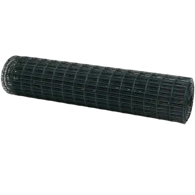 Image of vidaXL Euro Fence Green 1x25 m Steel