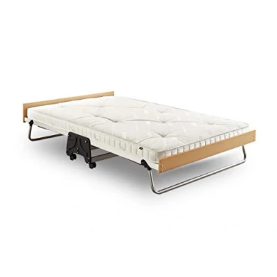 Image of JAY_BE J Bed Folding with Anti Allergy Micro e Pocket Mattress, Compact, Small Double, 120 x 190 cm