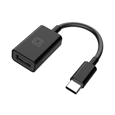 Image of nonda USB C To Adapter, 3.0 Type USB, Thunderbolt 3 Female Adapter OTG for MacBook Pro 2018/2017, Air 2018, Surface Go and more Devices Black