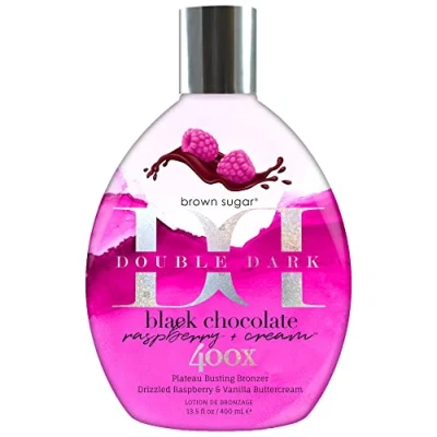 Image of Tan Inc Brown Sugar Double Dark Black Chocolate Raspberry Cream 400X Bronzer 400ml