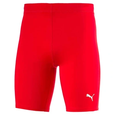Image of Puma Men&#039;s Cross the Line Leggings, Red, X Small